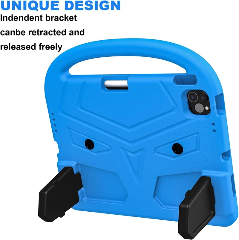 Children's EVA Tablet Case with Handle and Stand - Durable and Protective Cover