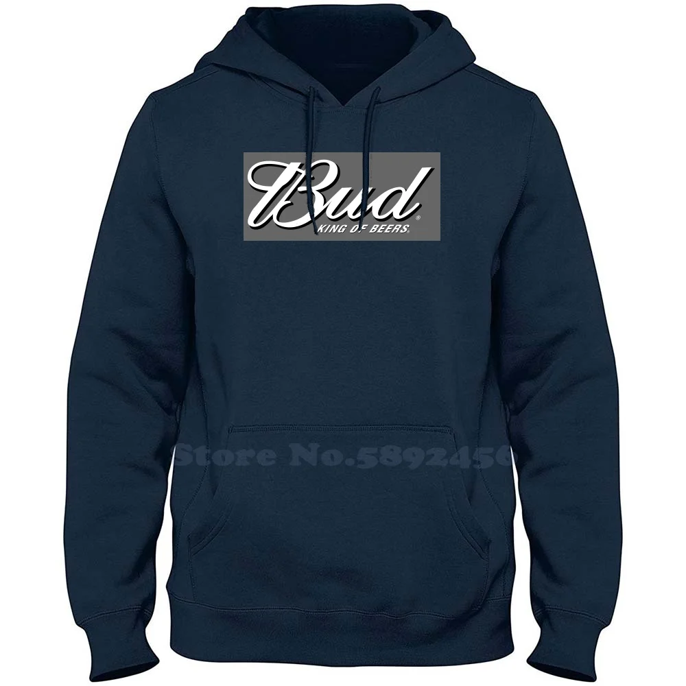 

Bud Kings of Beer Logo High-quality 100% Cotton Hoodie New Graphic Sweatshirt