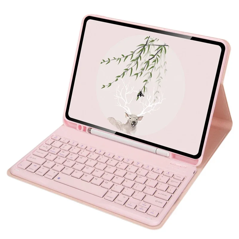 Custodia Con Tastiera Bluetooth Per IPad Air 11" M2 (2024) - Fintie TPU Morbida Con Supporto Matita