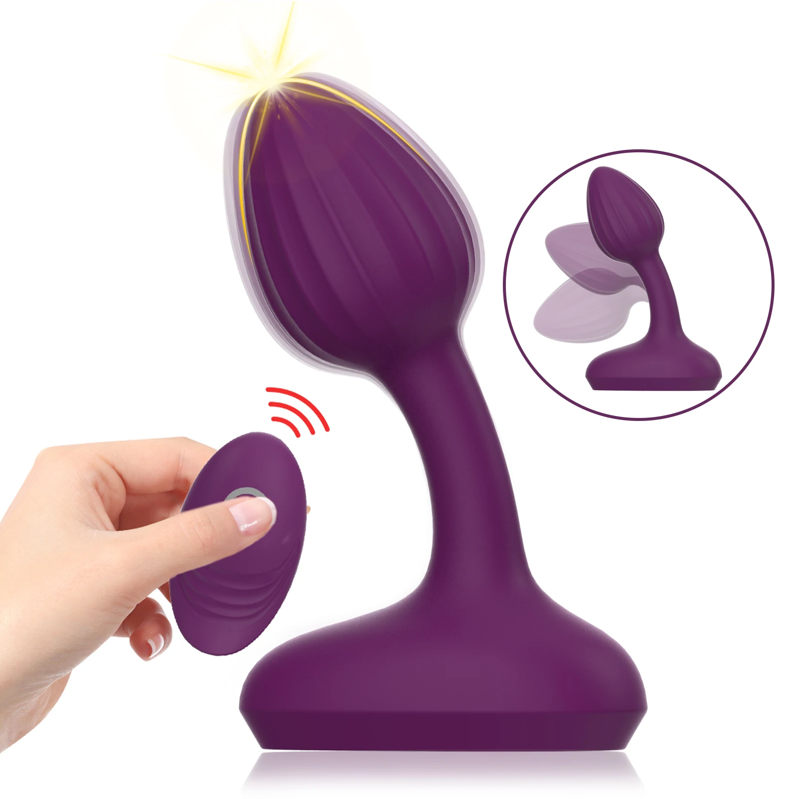 Anal plug vibrator og prostatamassage til mænd og kvinder_voghion.com