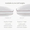 Latex Pillow - High Loft (6" - 7”) - Hypoallergenic Pillow with Shredded Latex Core -Breathable -Machine Washable Organic Cotton 4