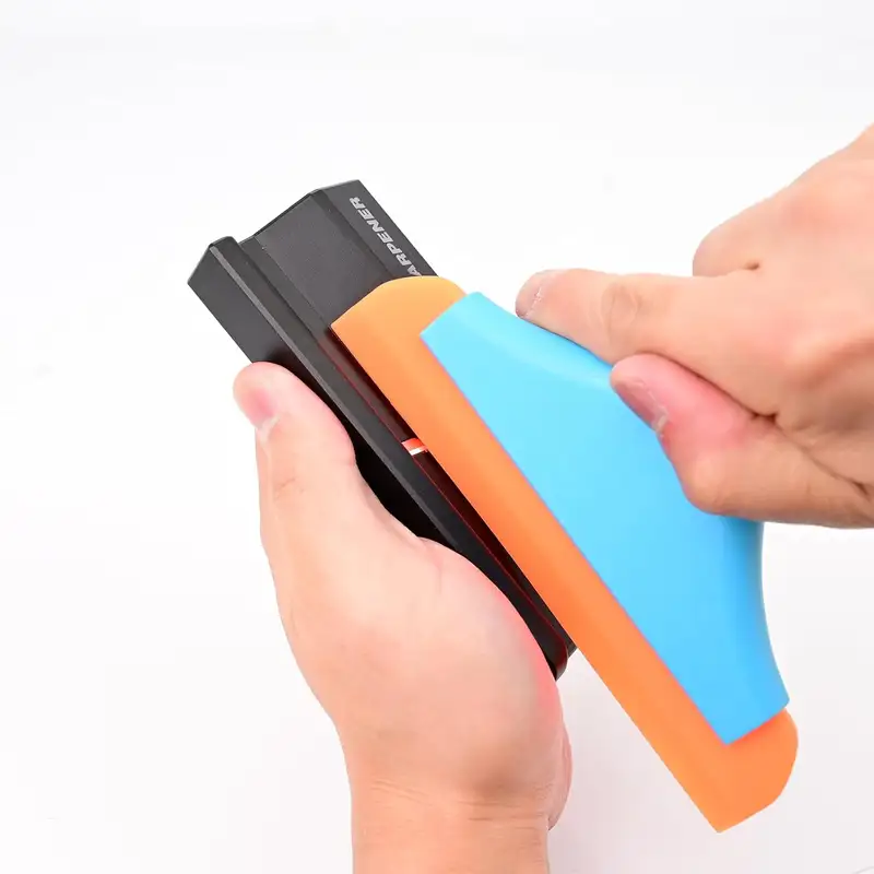 EHDIS Car Film Tint Squeegee Sharpener Window Wrapping Vinyl Smoothing Rubber / Plastic Scraper Edge Trimming Skiving Knife Tool - Image 2