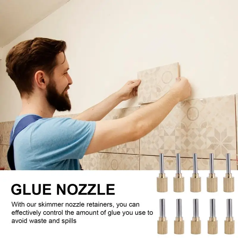 Caulking Nozzle Multifunctional Nozzles Reusable Stainless Steel Anti-rust Caulking Finisher Set Nozzle Applicator