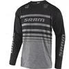 New Sram Motorcycle Off-Road Long Sleeve Cycling Jersey DH Downhill Endurance Race MTB Polyester Breathable Quick-Drying T-Shirt 1
