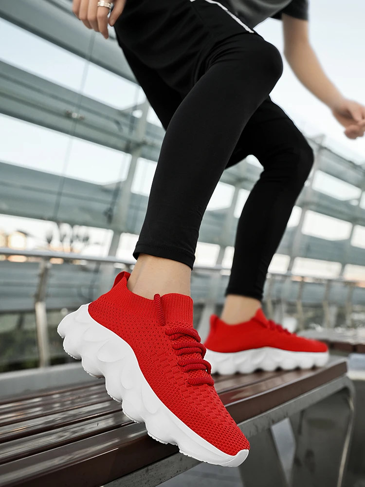 Herren-Outdoor-Wander- und Laufschuhe in großen Größen, bequeme, lässige, vielseitige, modische Sportschuhe für Paare, Training – Detail 4