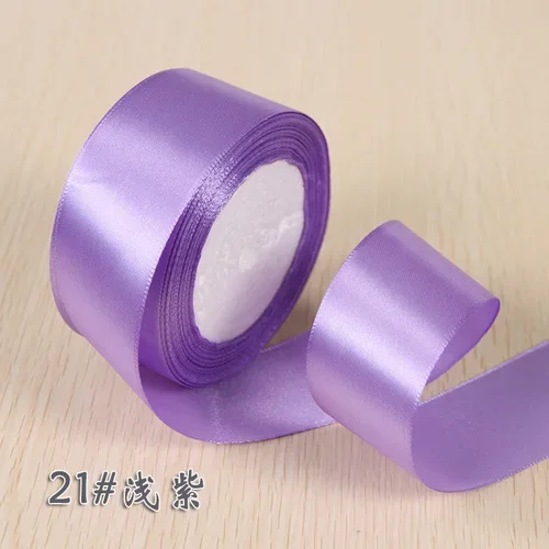 Luxurious Silk Satin Ribbon Roll for Gift Wrapping and Decorative Crafts – Multiple Widths Available