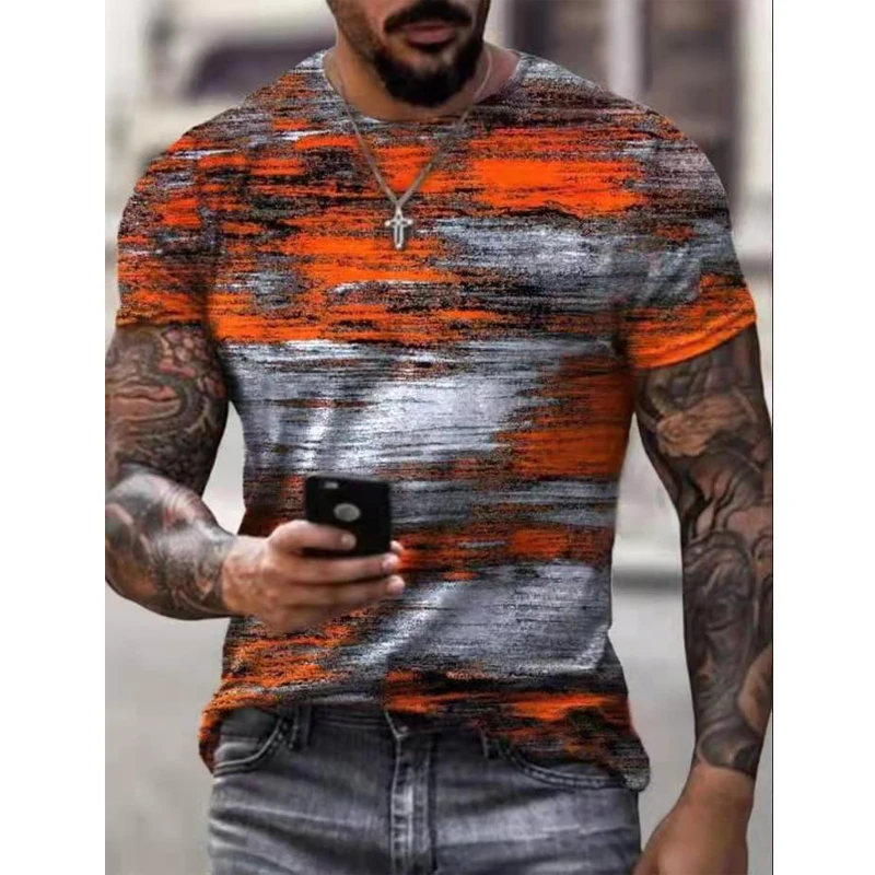 

2022 Summer Summer Mosaic t-shirts 3D All Over Printed T Shirts Tee Tops shirts Unisex Tshirt