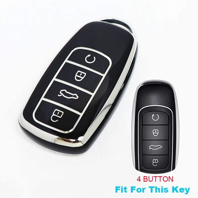Premium Car Key Cover Case & Keychain - Stylish and Durable Auto Accessory Protector