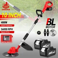 36000RPM Brushless Electric Lawn Mower Cordless Grass Trimmer With Display Length Adjustable Garden Tools For Makita 18V Battery 1