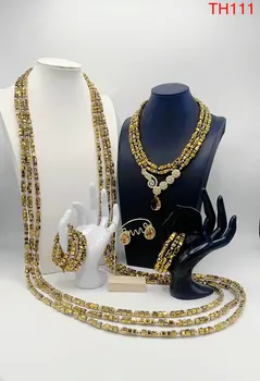 Set di Gioielli con Perline per Matrimonio Nigeriano, Accessorio alla Moda per Spose