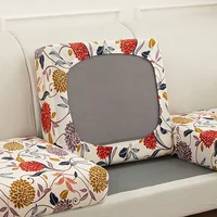 Printed Sofa Cushion Cover Elastic for Living Room Corner Couch Cover Stretch 1/2/3/4 Seater Elasticity Sofa Case Seat Slipcover 1