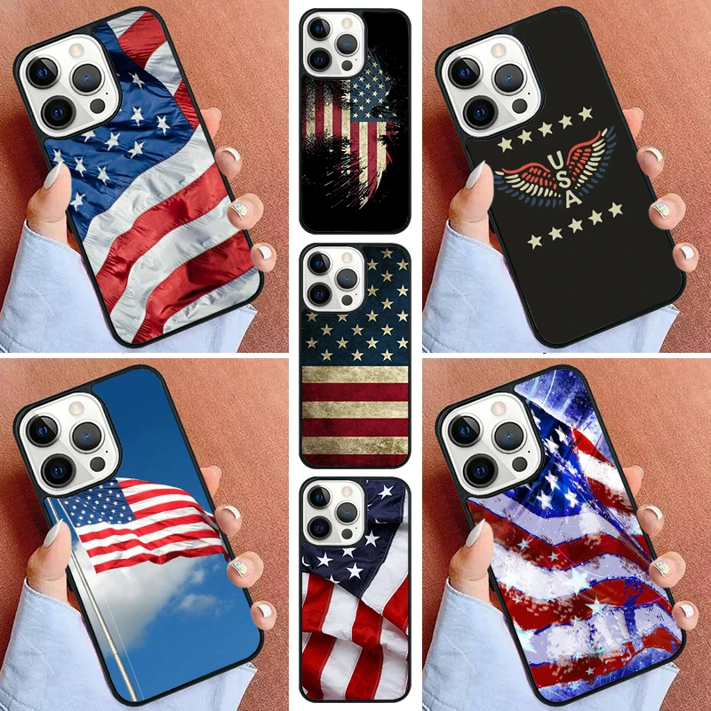 Чехол с американским флагом США для телефона iPhone 11 12 13 14 15 Pro Max Mini, чехол для iPhone X XS Max XR 5 6 7 8 Plus, оболочка, оболочка