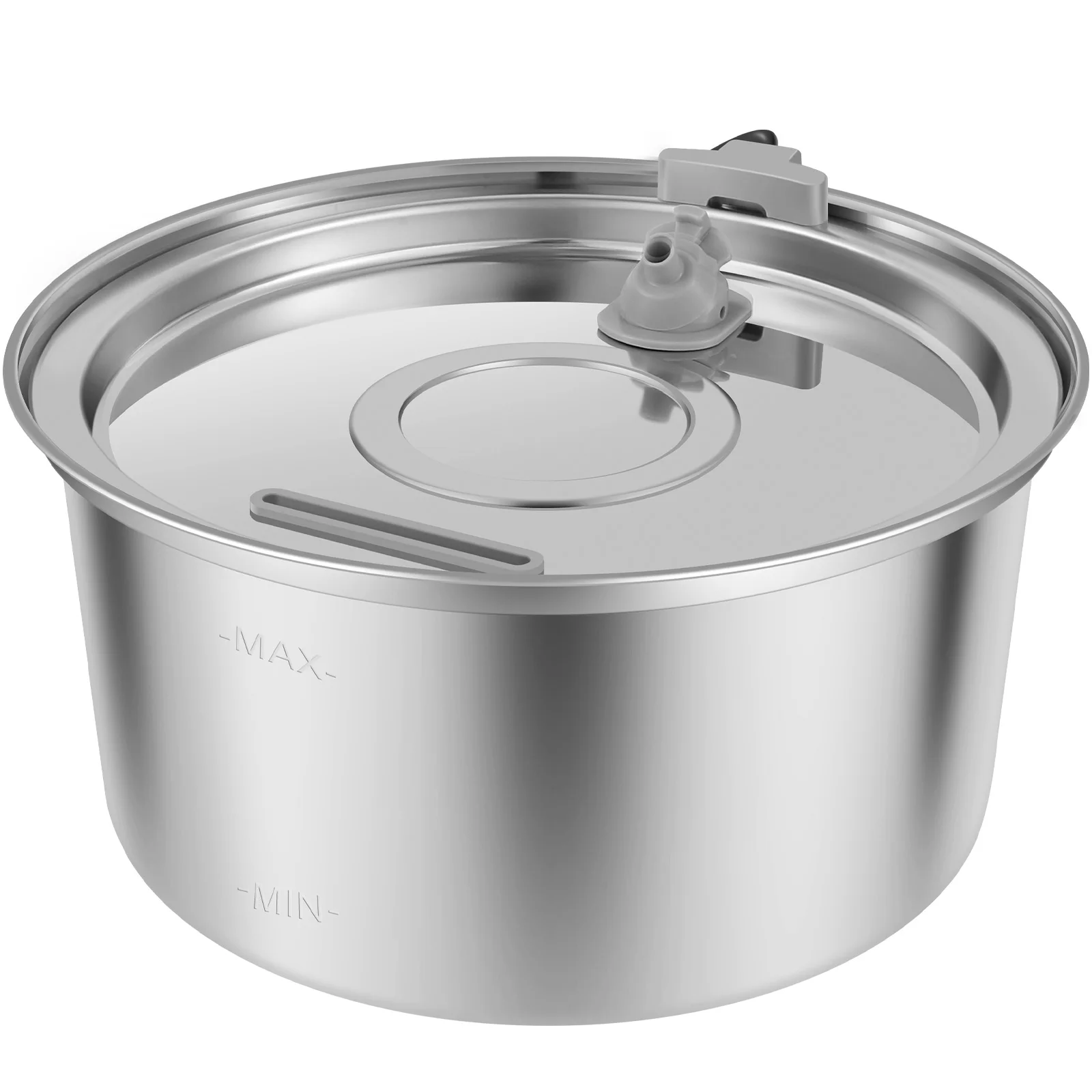 

Cat Water Fountain 108oz/3.2L Automatic Pet Water Dispenser Stainless Steel Dog Water Dispenser with Adjustable Water Flow