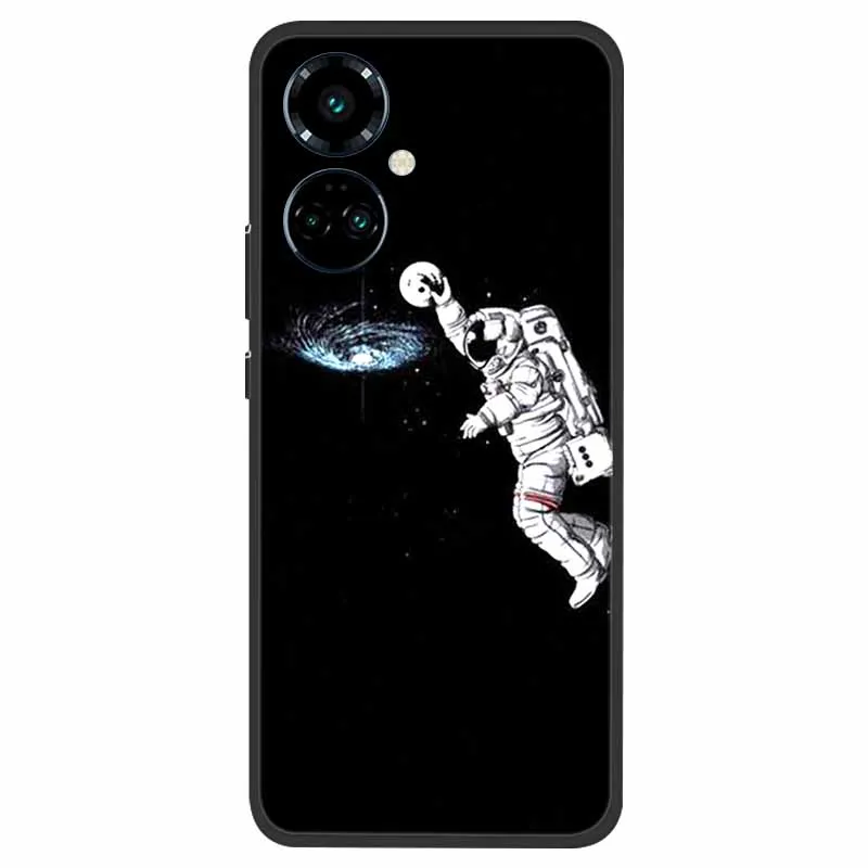 Tecno Camon 19 Shockproof Soft Silicone TPU Back Cover - Cute Design