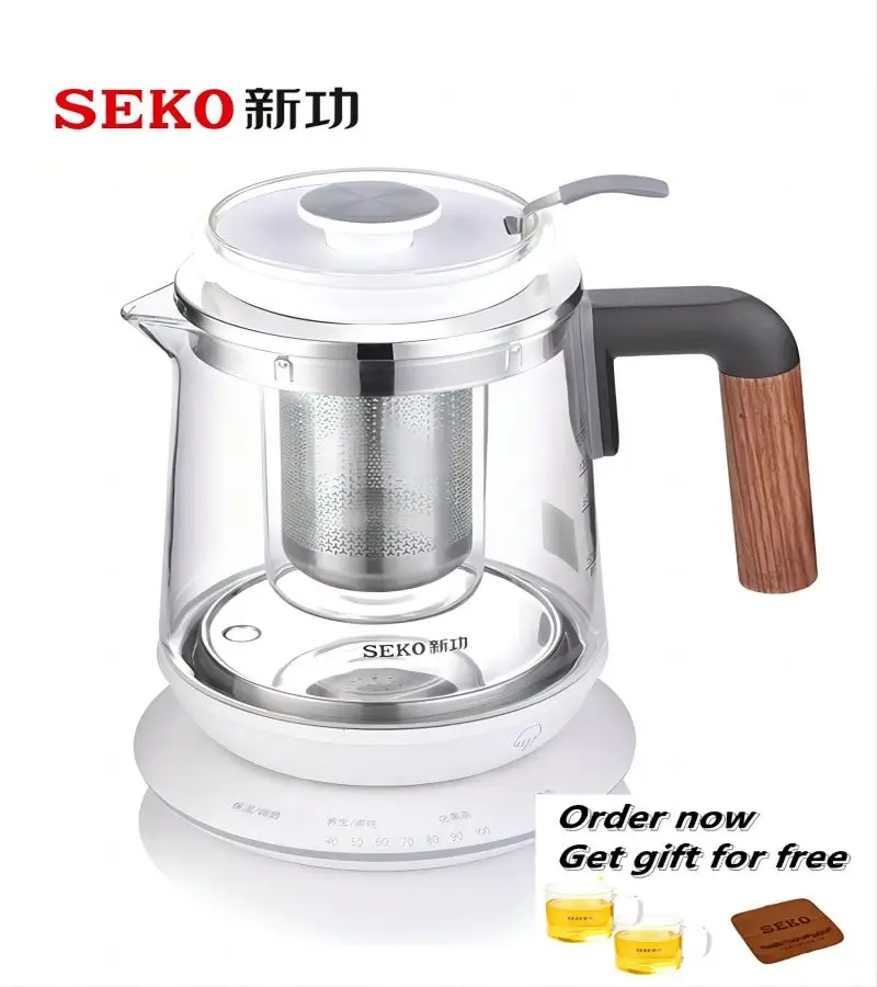 

SEKO N25 220V Heatlh-care multifuction glass Kettle 1000W 1.2L