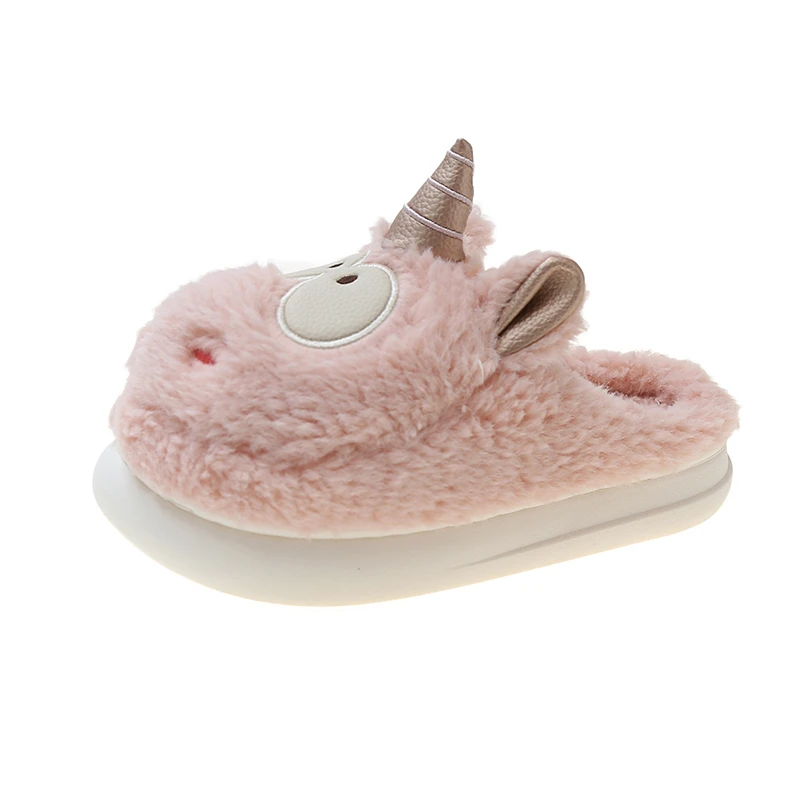 

Winter Cute Pig Cotton Slippers for Men and Women Couples Indoor Warm Keeping Plush Shoes Comfortable, Warm Keeping and Non Slip