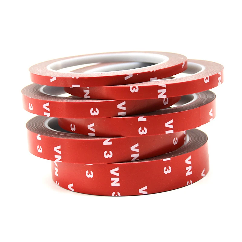 3 Meters 3-60mm Double Sided Tape Strong Permanent Acrylic Foam Adhesive Car Home Indoor High Temperature