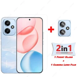 Premium HD Clear Tempered Glass Screen & Camera Lens Protector for 2 Camera Lens