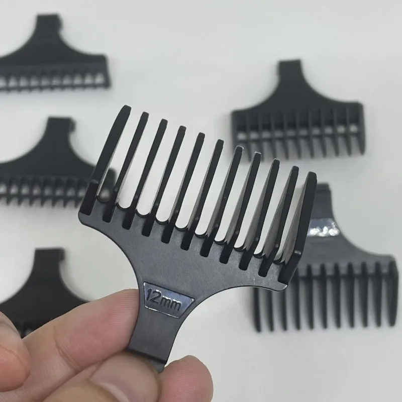 Kemei 6Pcs/Set Original KM-5090 Hair Clipper Limit Comb Guide Attachment Size Barber Replacement 1/2/3/6/9/12mm 2
