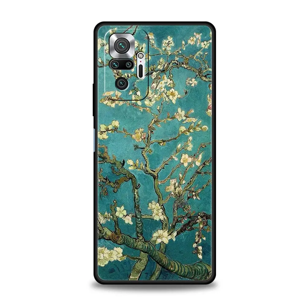 Van Gogh Oil Painting Black Phone Case Cover