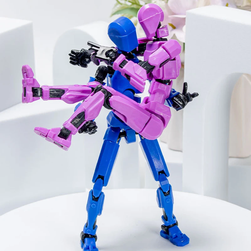 Enhanced 3D Printed Multi-Jointed Movable Action Figure Collection
