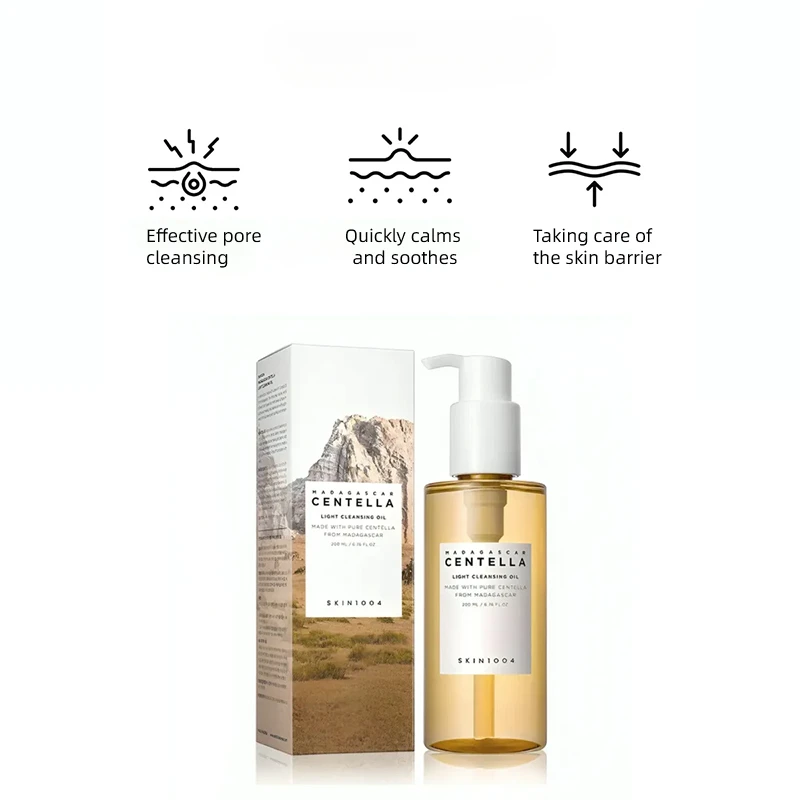 Korean Centella Skin1004 Ampoule Face Serum Moisturizing Whitening Cream and Gentle Cleaning Oil Skincare Original Products Set 6