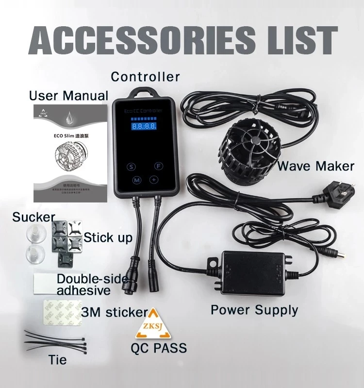 Hygger Quiet ZKSJ Wave Maker Seawater Saltwater Marine Coral Reef.