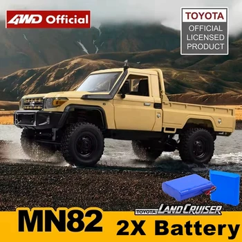 MN82 1:12 Retro Rc Car With LED Lights Full-scale Simulation LC79 Professional 4WD Remote Control Pickup RC Truck Model Toys 1