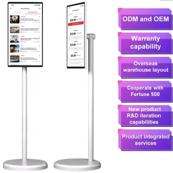 내장 카메라, 21.5 인치 스마트 디스플레이 스탠드, 내 TV LCD 모니터, 이동식 충전식 TV, 블루투스 원격 옵션 포함