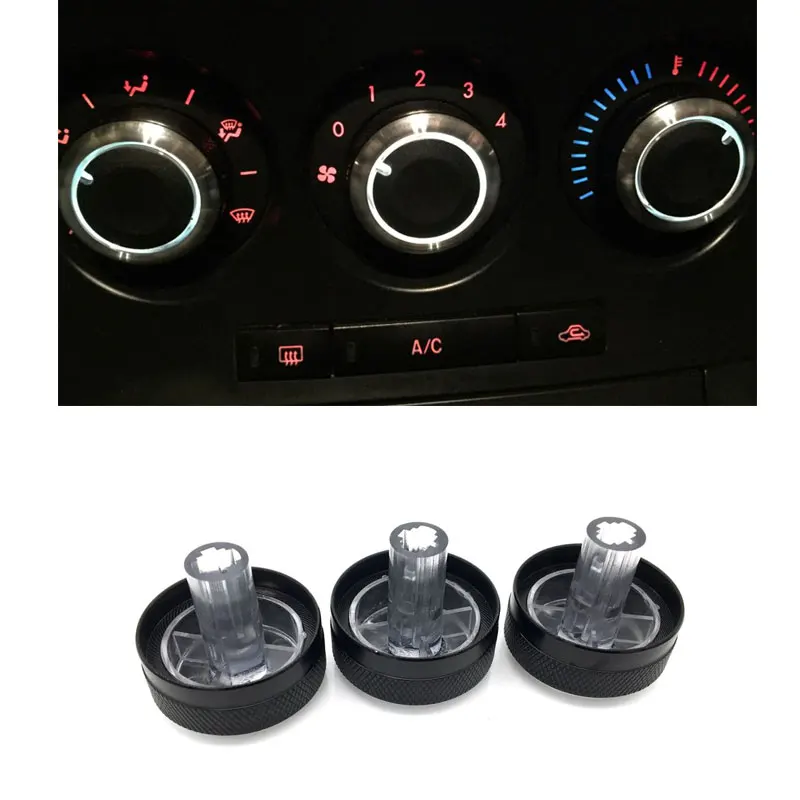 3 teile/satz Klimaanlage AC Knob Heat Control Schalter Taste Für Mazda 2 3 2004-2009 Mazda 3 2010-13 Mazda 5 6