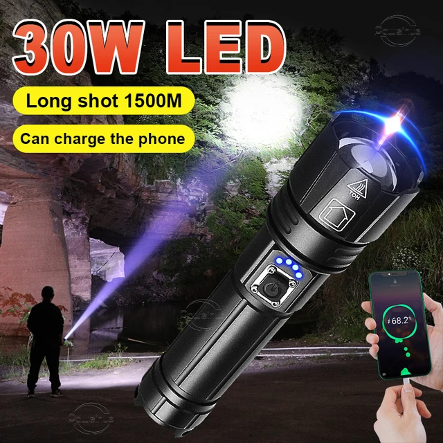 Lampe De Poche Laser Puissante Lampe De Poche LED Longue - Temu Canada