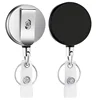 1pcs Retractable Badge Reel ID Card Lanyard Name Tag Metal Key Chain Ring Belt Clip Pull Keyring Id Badge Holder Badge Clip 3