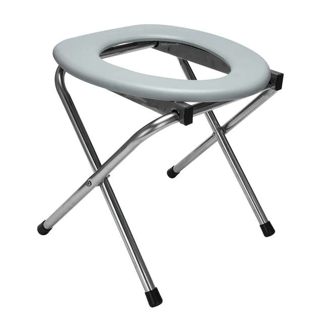 Siège de toilette portable, chaise de commode pliante Porta Potty