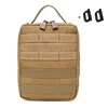 Outdoor EDC Molle Tactical Pouch Bag Emergency First Aid Kit Bag Waist Pack Waterproof Traveling Camping Hiking Storage Bags 5