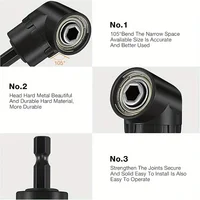 Flexible Drill Bit Extension 6Pcs