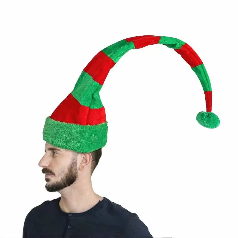 

2023 Funny 96.5cm Christmas Long Hat Men Women Creative Cute Elf Hat Xmas Party Masquerade Kids Cosplay Props Joker Hat