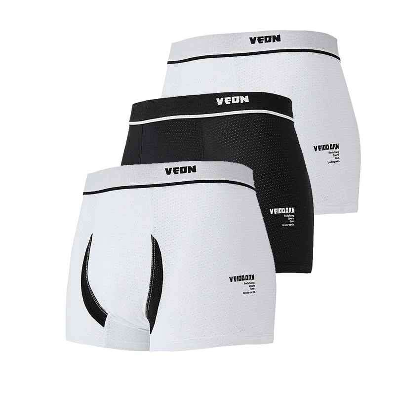 سراويل داخلية مريحة مضادة للبكتيريا للرجال ، شبكة...