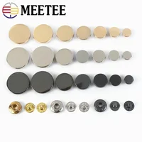 Meetee 10Sets 10/12/15/18/20/25mm Matal Snap Buttons Jeans Bag Decorative Buckle DIY Garment Sewing Button Craft Accessories 2