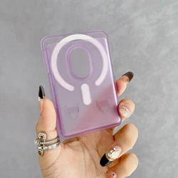 Premium Magnetic Leather Wallet Phone Case with Card Holder (PURPLE)