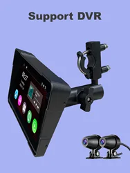 5 Inch Portable GPS Navigation Motorcycle Waterproof Carplay Display Motorcycle Wireless Android Auto IPX7 GPS Screen