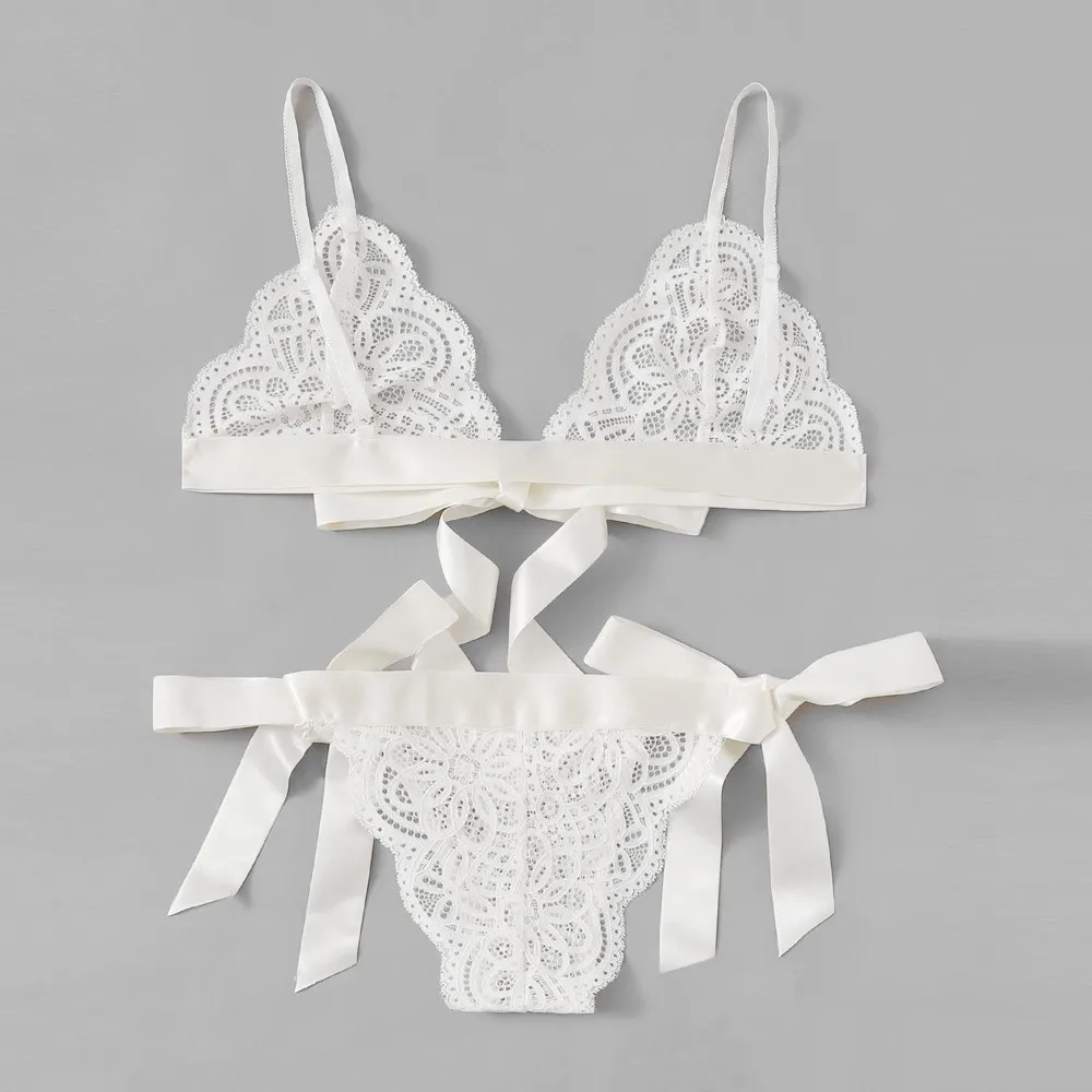 Erotische Lingerie Sets Kant Sexy Porno Ondergoed Vrouwen Sexy Lingerie Sex Kleding Strik Bh String Set Verleiding Exotisch_voghion.com
