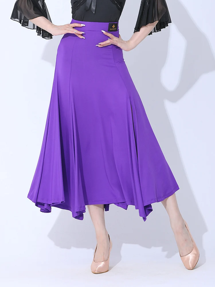 New Ballroom Dance Competition Skirt Dance Ballroom Waltz Skirt Standard Women Clothes 2320q