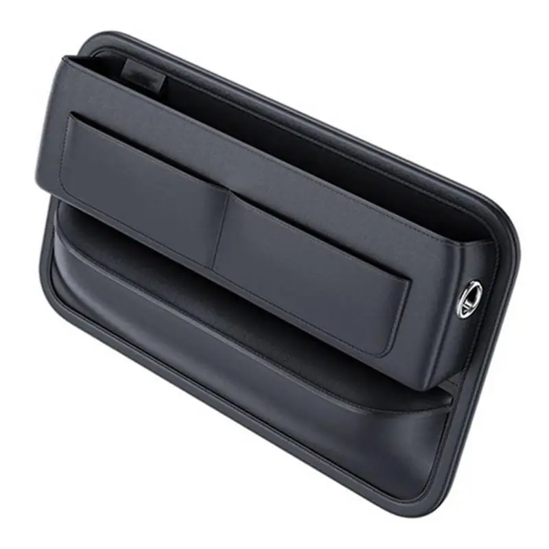 

Car Seat Gap Storage Box Gap Organizer Seat Slit Wallet Key Card Phone Cup Holder 1 Pc Leather Auto Interior Accessories