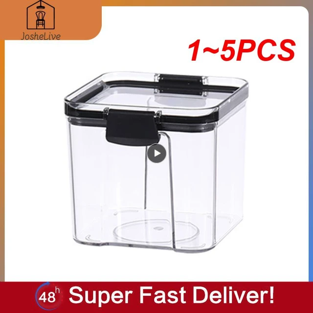 5Pcs Plastic Storage Container Set