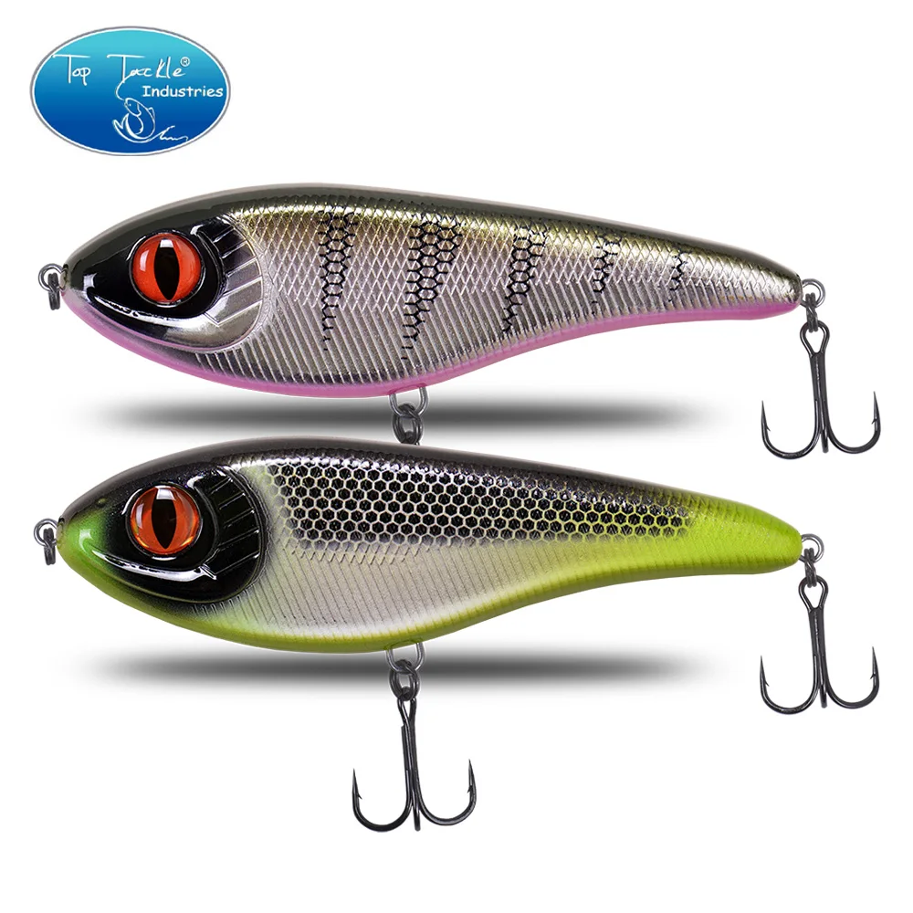 

CF Lures Outdoors Jerk Baits Slow Sinking Freshwater Fishing Accessories Hard Wobbler Suspending Pike Bass Musky Free Shipping