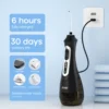 SEAGO New Oral Dental Irrigator Portable Water Flosser USB Rechargeable 3 Modes DIY Mode IPX7 Water for Cleaning Teeth SG833 5
