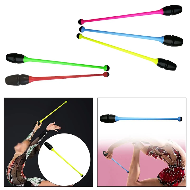 Gymnastics Streamer Rod 36/41 Cm Rhythmic Gymnastics Stick Training Equipment Rhythm Fitness Kids Training Competition Bar