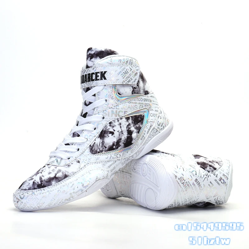 New Boxing Shoes Men Professional Flighting Boots for Men Women Light Weight Wrestling Sneakers Anti Slip Wrestling Shoes