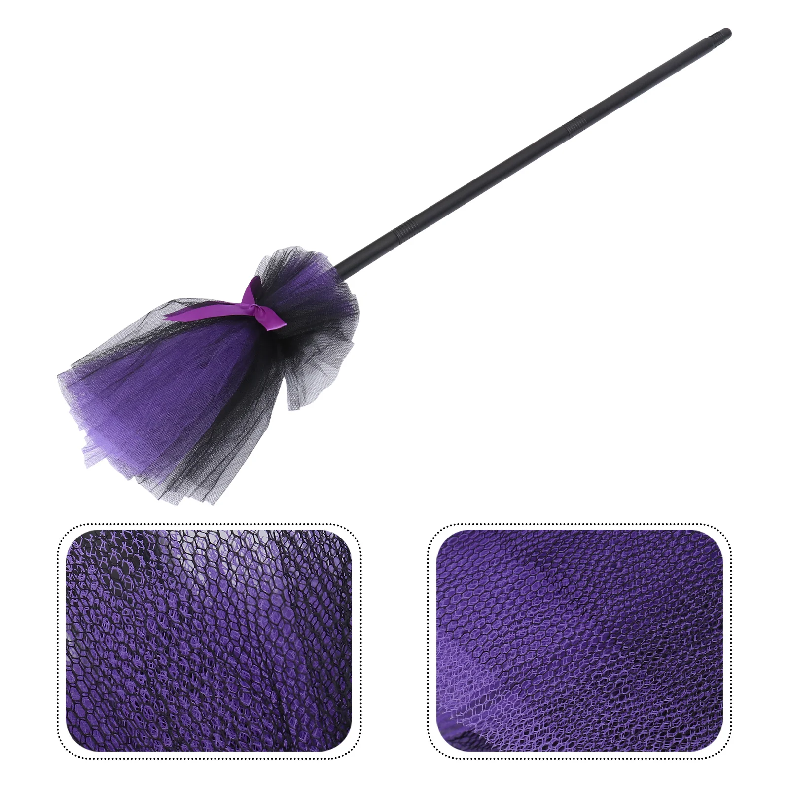 

Halloween Witch Broom Besom for Costume Kids Performance Prop Ornament Accessories Props Girl Toys