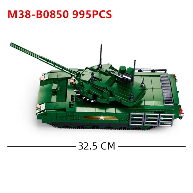 SLUBAN Military T-14 Armata RC Main Battle Tank-AFOBRICK